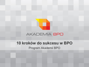 10 kroków do sukcesu w BPO - akademiabpo.pl | AKADEMIA BPO