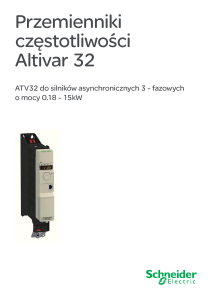 Przemienniki częstotliwości Altivar 32