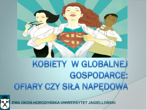 Globalizacja a zdolności i kompetencje kobiet