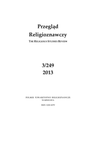 Przegląd Religioznawczy 3/249 2013