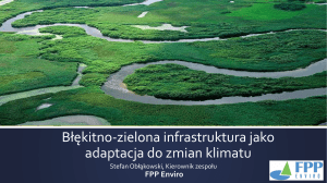 Błękitno-zielona infrastruktura jako adaptacja do zmian klimatu
