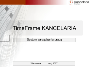 TimeFrame KANCELARIA