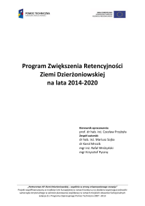 Program Zwiększenia Retencyjności Ziemi Dzierżoniowskiej na lata