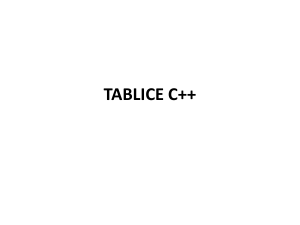 TABLICE C++