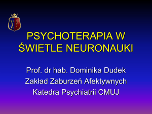psychoterapia w świetle neuronauki