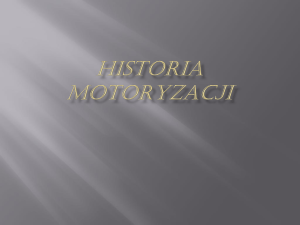 historia motoryzacji