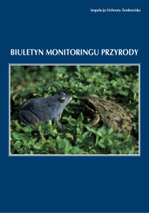 biuletyn monitoringu przyrody - Główny Inspektorat Ochrony