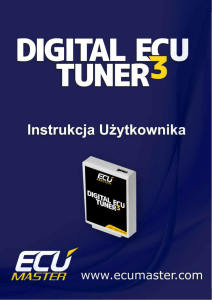 DIGITAL ECU TUNER 3 - Instrukcja Użytkownika