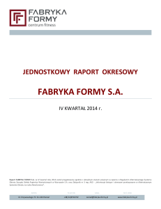 FABRYKA FORMY S.A.