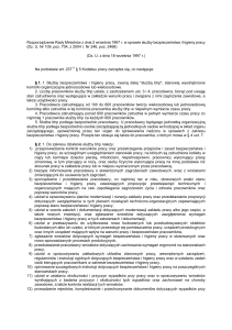 Rozporządzenie Rady Ministrów z dnia 2 września 1997 r. w