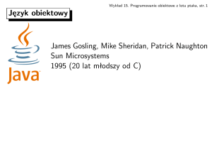 Język obiektowy James Gosling, Mike Sheridan, Patrick Naughton
