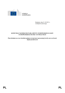 Tabela 1: Przegląd reprezentacji Unii i strefy euro w