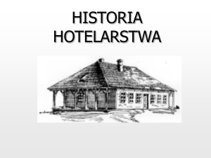 HISTORIA HOTELARSTWA