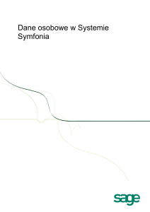 Dane osobowe w Systemie Symfonia
