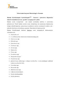 Oferta badań Instytutu Mikroekologii w Poznaniu Badanie