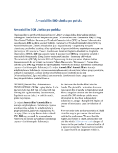 Amoxicillin 500 ulotka po polsku