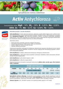 Activ Antychloroza