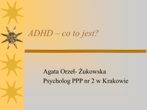 ADHD - Poradnia Psychologiczno