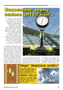 Nowoczesne zegary scalone (RTC)