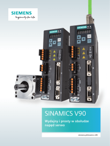 sinamics v90 - Siemens Sp. z o.o.