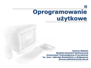 Oprogramowanie użytkowe - WIM UTP
