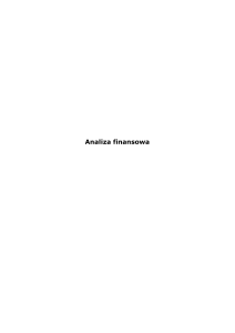 Analiza finansowa (17 stron) - Internet Świadłowodowy dla Firm