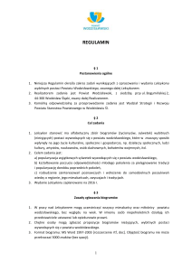 Regulamin – Leksykon wybitnych postaci powiatu wodzislawskiego