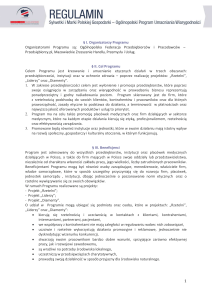 Regulamin Programu - Sylwetki i Marki Polskiej Gospodarki