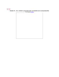 Kubiak M. - Java. Zadania z programowania z przykładowymi