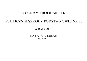 Program profilaktyki 2015-2018