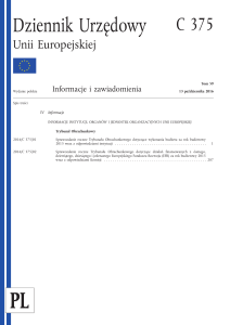 Dziennik Urzędowy Unii Europejskiej