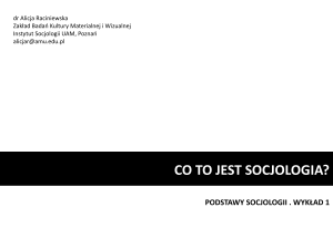 5. Wyobraźnia socjologiczna - Socjologia