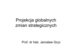 Projekcja globalnych zmian strategicznych