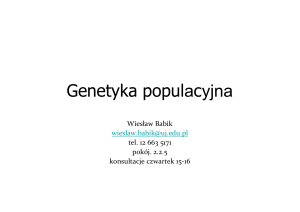 Genetyka populacyjna