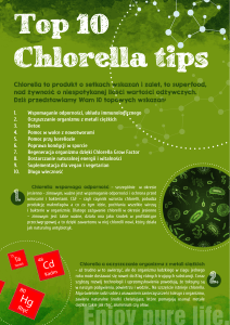 Chlorella to produkt o setkach wskazań i zalet, to