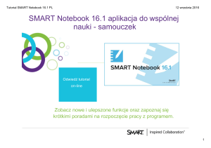 Tutorial SMART Notebook 16.1 PL