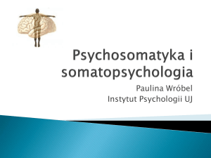 Psychosomatyka i somatopsychologia