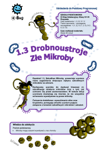 1.3 Drobnoustroje Złe Mikroby - e-Bug