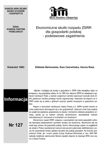 Informacja Nr 127 - Biuro Studiów i Ekspertyz