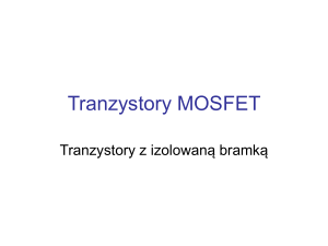 Tranzystory MOSFET