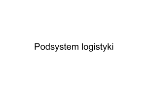 Podsystem logistyki