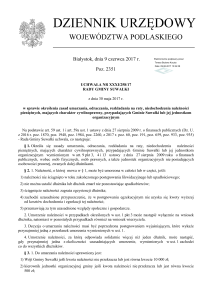 Uchwała Nr XXXI/258/17 z dnia 30 maja 2017 r.