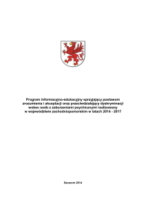 Program - Urząd Marszałkowski Województwa
