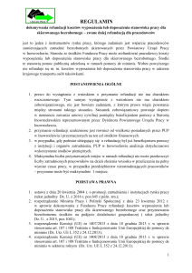 Regulamin - Powiatowy Urząd Pracy w Inowrocławiu