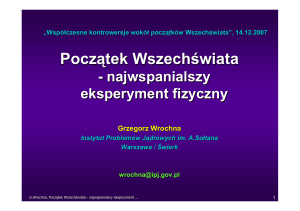 No Slide Title - Grzegorz Wrochna