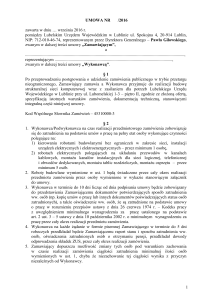 Zał. 6 Projekt umowy - zamieszczono w dniu 21.09.2016 r.