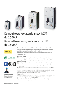 Kompaktowe wyłączniki mocy NZM do 1600 A