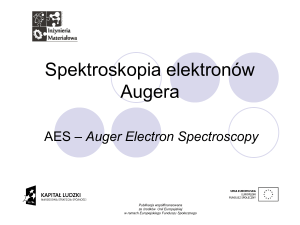 Spektroskopia elektronów Augera