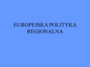europejska polityka regionalna