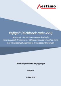 Xofigo® (dichlorek radu-223) w leczeniu chorych z opornym na